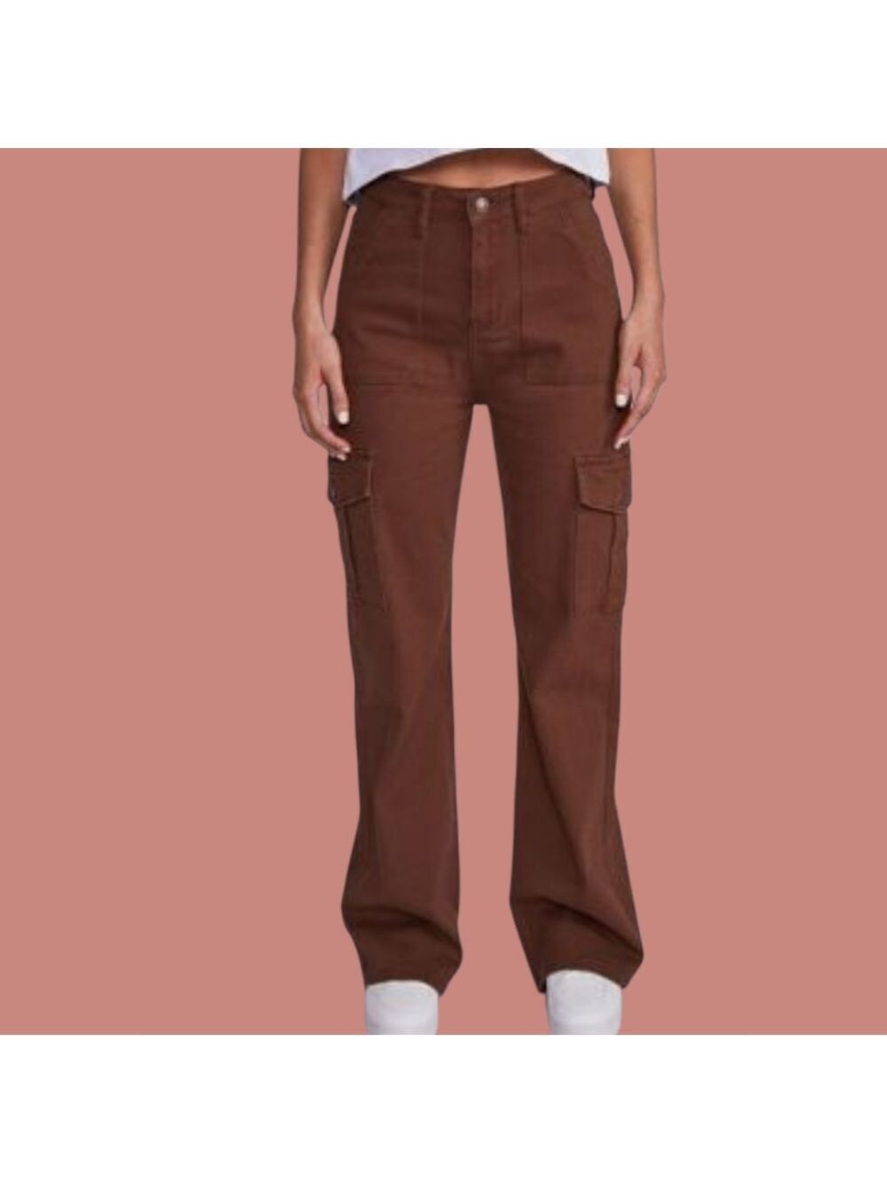 Broadway 38 Cargo Pants in Rich Brown
